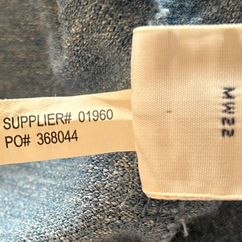 Polo Ralph Lauren long-sleeve heathered blue polo shirt, men's sz XXL